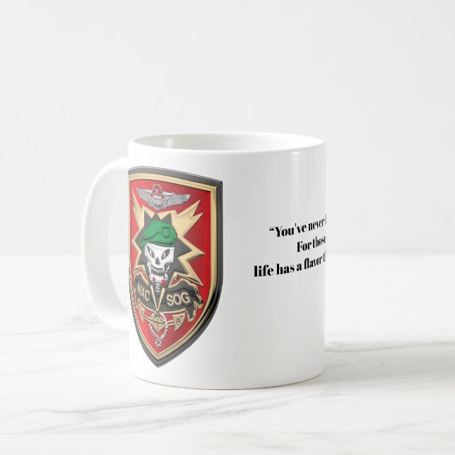U.S. Army MACV SOG Coffee Mug (Front Left)