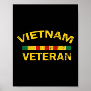 U.s Army Vietnam Veteran Vintage Usa Soldier Vietn Poster