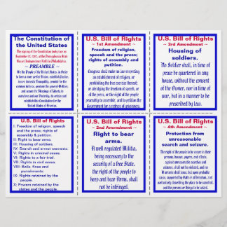 U.S. Bill of Rights Pocket Pamphlet (25ct) Flyer