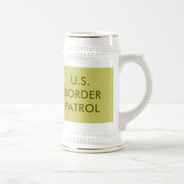 U.S.BORDER PATROL BEER STEIN (Right)