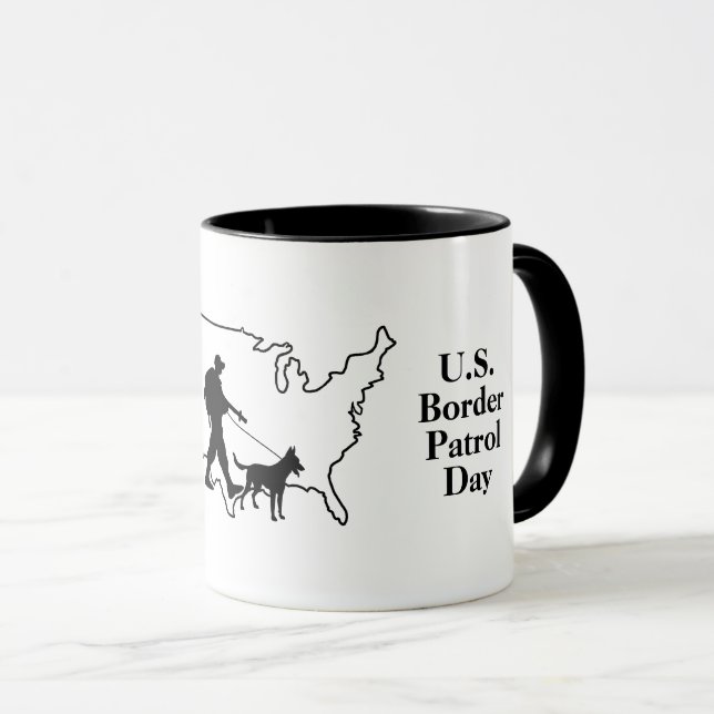 U.S. Border Patrol Day Mug (Front Right)