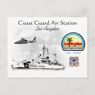 U.S.C.G. Air Los Angeles, California Postcard