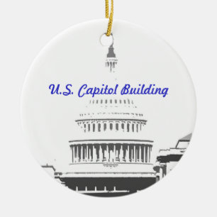 U.S. Capitol Dome, Washington D.C. Ceramic Ornament