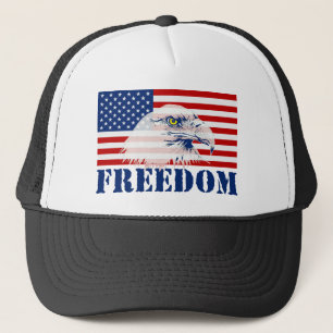 U.S. Casquette de LIBERTÉ de drapeau et d'Eagle