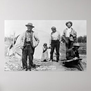 U.S. Census Taking -- Wisconsin Indians: 1911 Poster