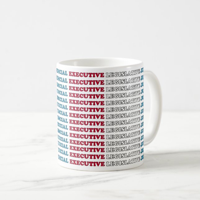 U.S. Checks & Balances Coffee Mug (Front Right)