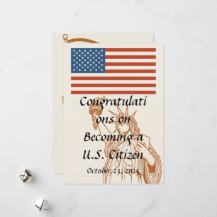 U.S. Citizenship Congratulations Card