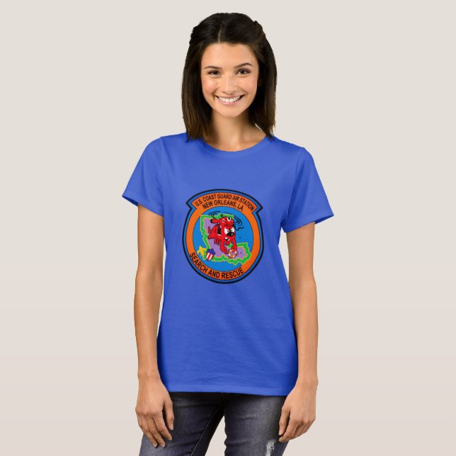 U.S. Coast Guard Air Station New Orleans, LA T-Shirt (Front Full)