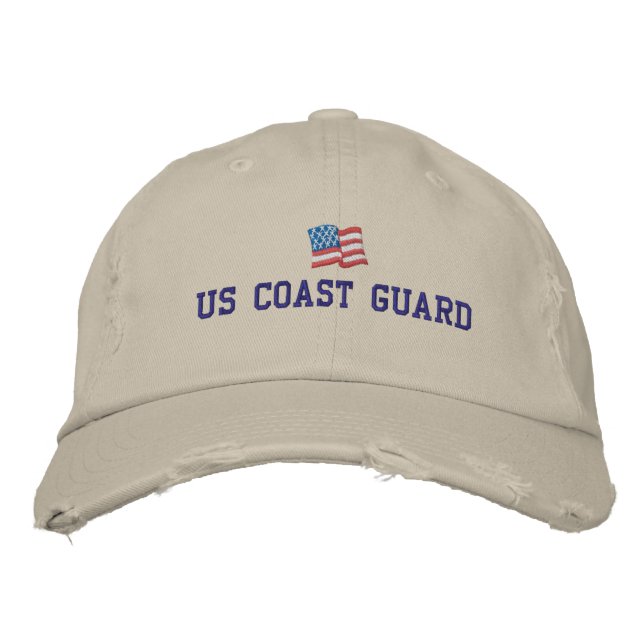 U.S. Coast Guard Embroidered Hat (Front)