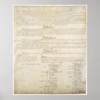 U.S. Constitution_Pg 4 of 4 Poster