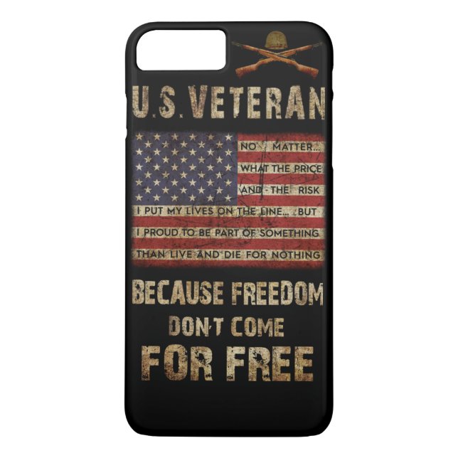 U.S. Coque iphone de vétéran (Dos)