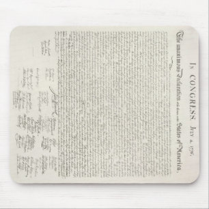 U.S. Declaration of Independence Mousepad