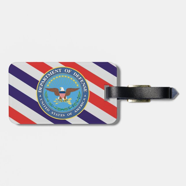 U.S. Department of Defence Luggage Tag (Back Horizontal)