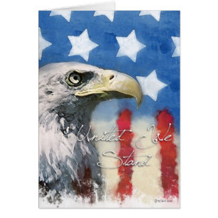 U.S. Drapeau et Eagle Pariotic - uni nous nous
