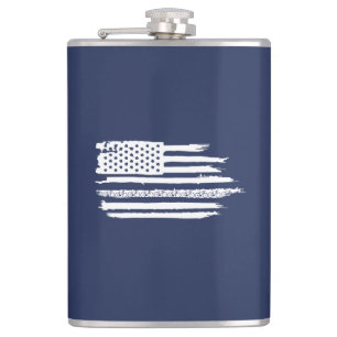 U.S. Flag Cycling Hip Flask