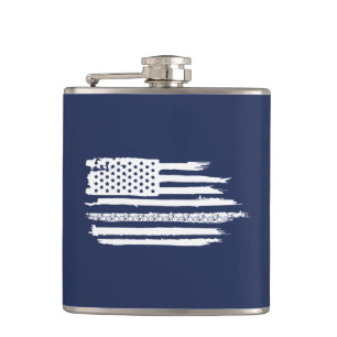 U.S. Flag Cycling Hip Flask