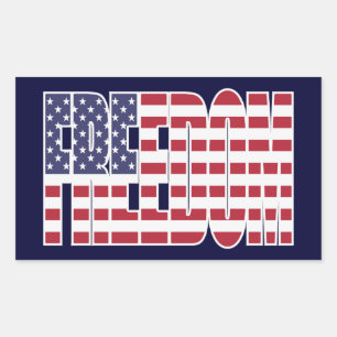 U.S. Freedom Flag Sticker