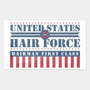 U.S. Hair Force Hairman First Class Sticker
