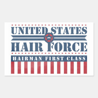 U.S. Hair Force Hairman First Class Sticker