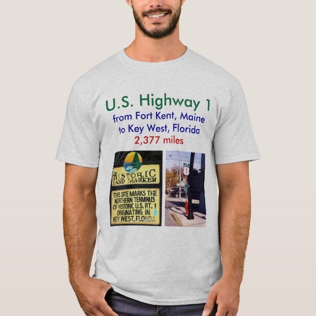 U.S. Highway 1 T-Shirt (Front)