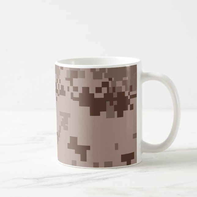 U.S. Marine Corps Marpat Desert Camouflage Coffee Mug (Right)