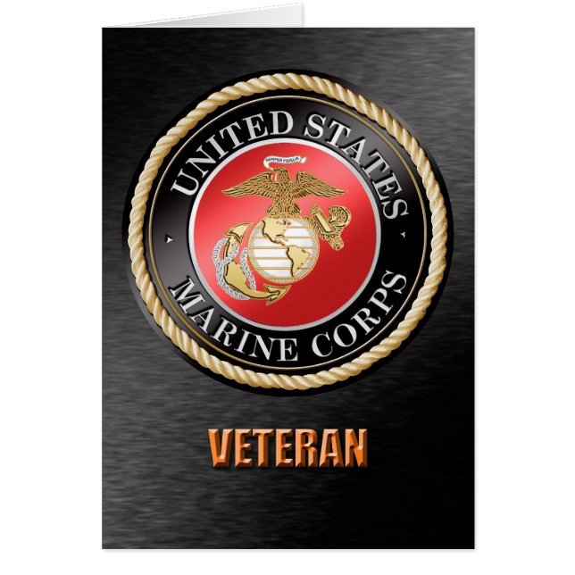 U.S. Marine Corps Veteran Card (Front)
