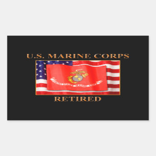 U.S. Marine Corps Your Custom Rectangle Stickers