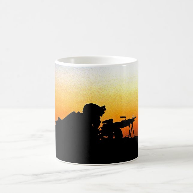 U.S. Marine Provides Security Operation Backstop Coffee Mug (Center)