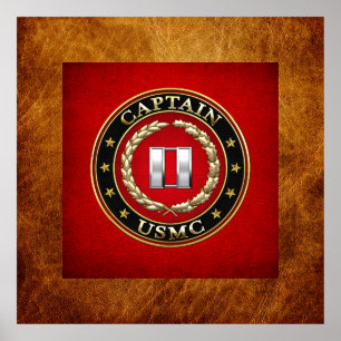 U.S. Marines: Captain (USMC Capt) [3D] Poster