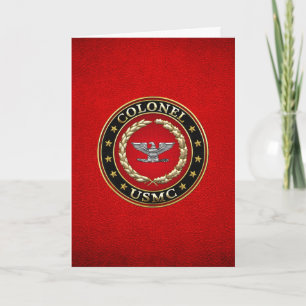 U.S. Marines: Colonel (USMC Col) [3D] Card