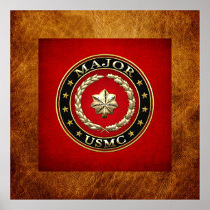 U.S. Marines: Major (USMC Maj) [3D] Poster