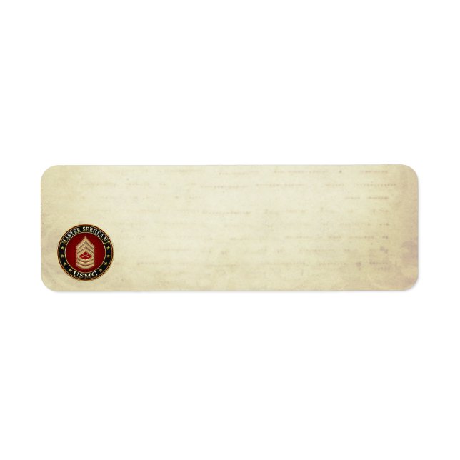 U.S. Marines: Master Sergeant (USMC MSgt) [3D] (Front)