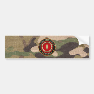 U.S. Marines: Second Lieutenant (USMC 2ndLt) [3D] Bumper Sticker
