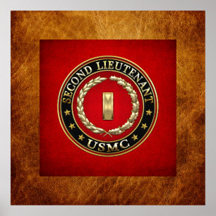 U.S. Marines: Second Lieutenant (USMC 2ndLt) [3D] Poster