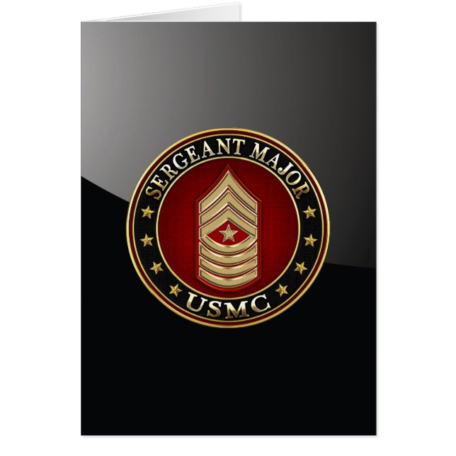 U.S. Marines: Sergeant Major (USMC SgtMaj) [3D] (Front)