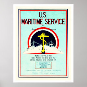 U.S. Maritime Service (US02055) Poster