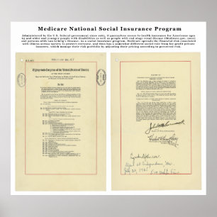 U.S. Medicare National Social Insurance Program Poster