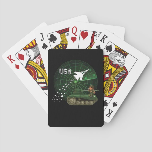 U.S. Military Air Force and Army Playing Cards (Back)