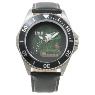 U.S. Military Air Force and Army Wrist Watch