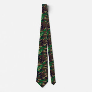 U.S. Military Woodland Camouflage Neck Tie