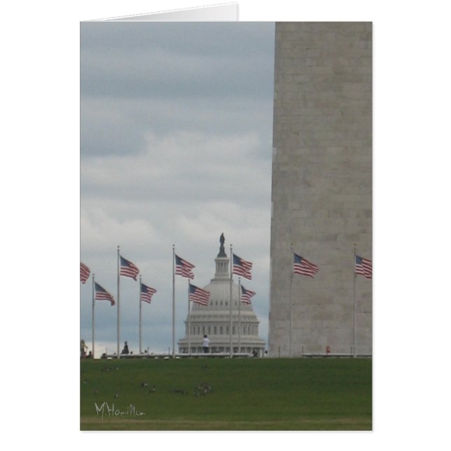 U.S. Monument de capitol et de Washington (Devant)