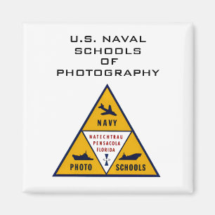 U.S. Naval Schools of Photography (Color)  Magnet