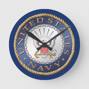 U.S. Navy Acrylic Wall Clock