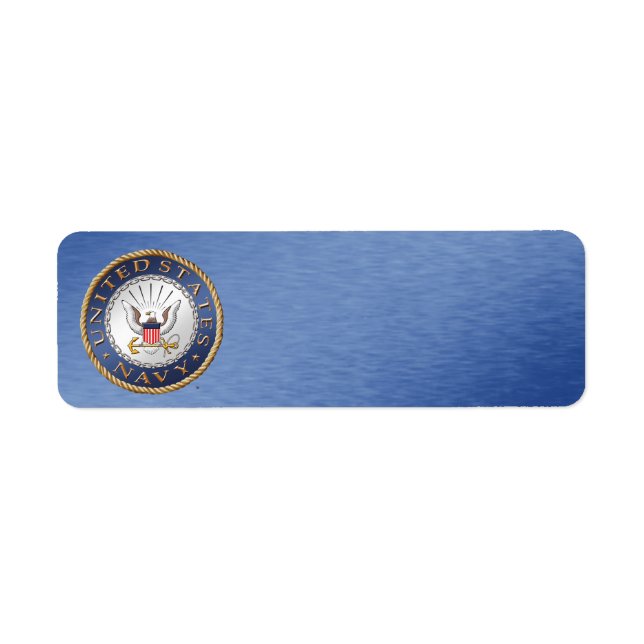 U.S. Navy Address Label (Front)