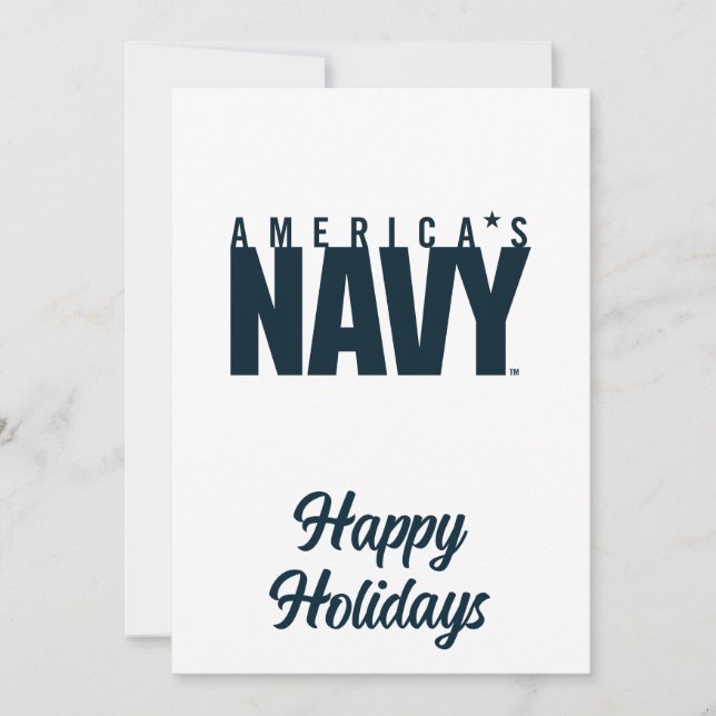 U.S. Navy | America's Navy Holiday Card (Front)