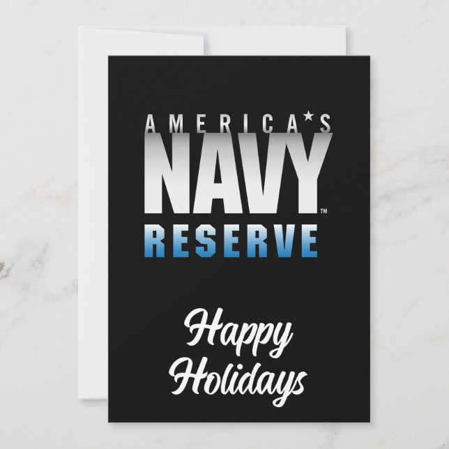 U.S. Navy | America's Navy Reserve Holiday Card (Front)