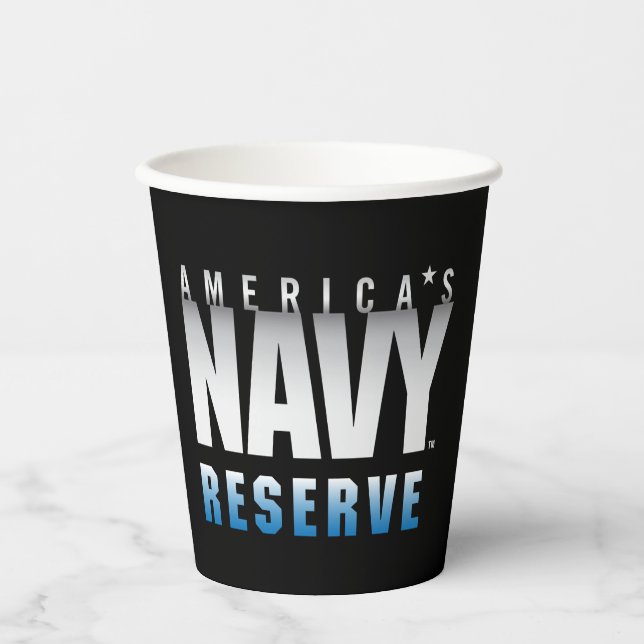 U.S. Navy | America's Navy Reserve Paper Cups (Front)
