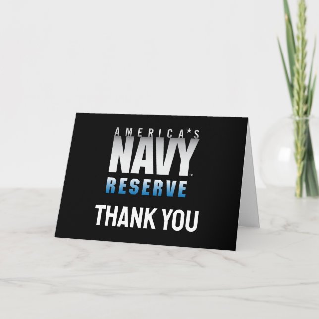 U.S. Navy | America's Navy Reserve Thank You Card (Front)