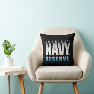 U.S. Navy America's Navy Reserve Throw Pillow