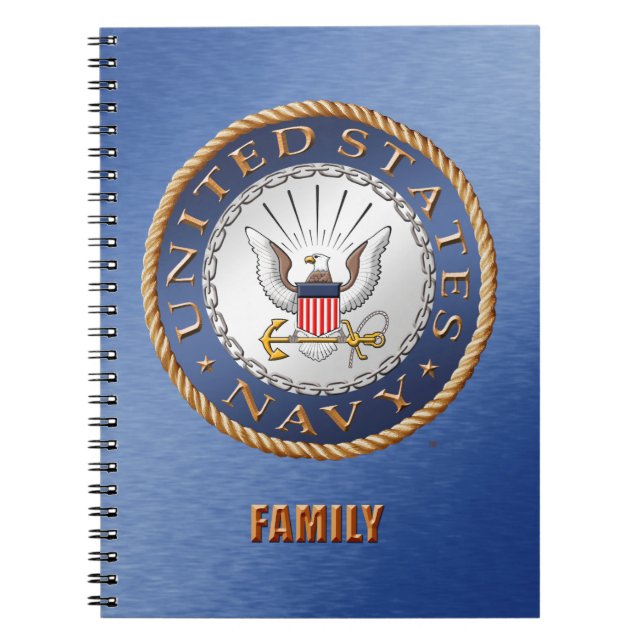 U.S. Navy Family Spiral Photo Notebook (Front)